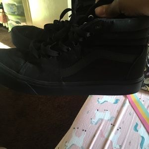 Black high top vans